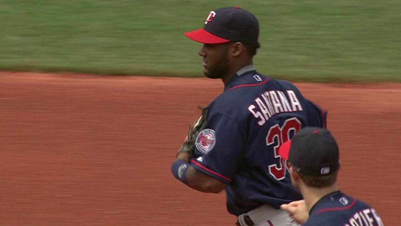 Santana's slick defense