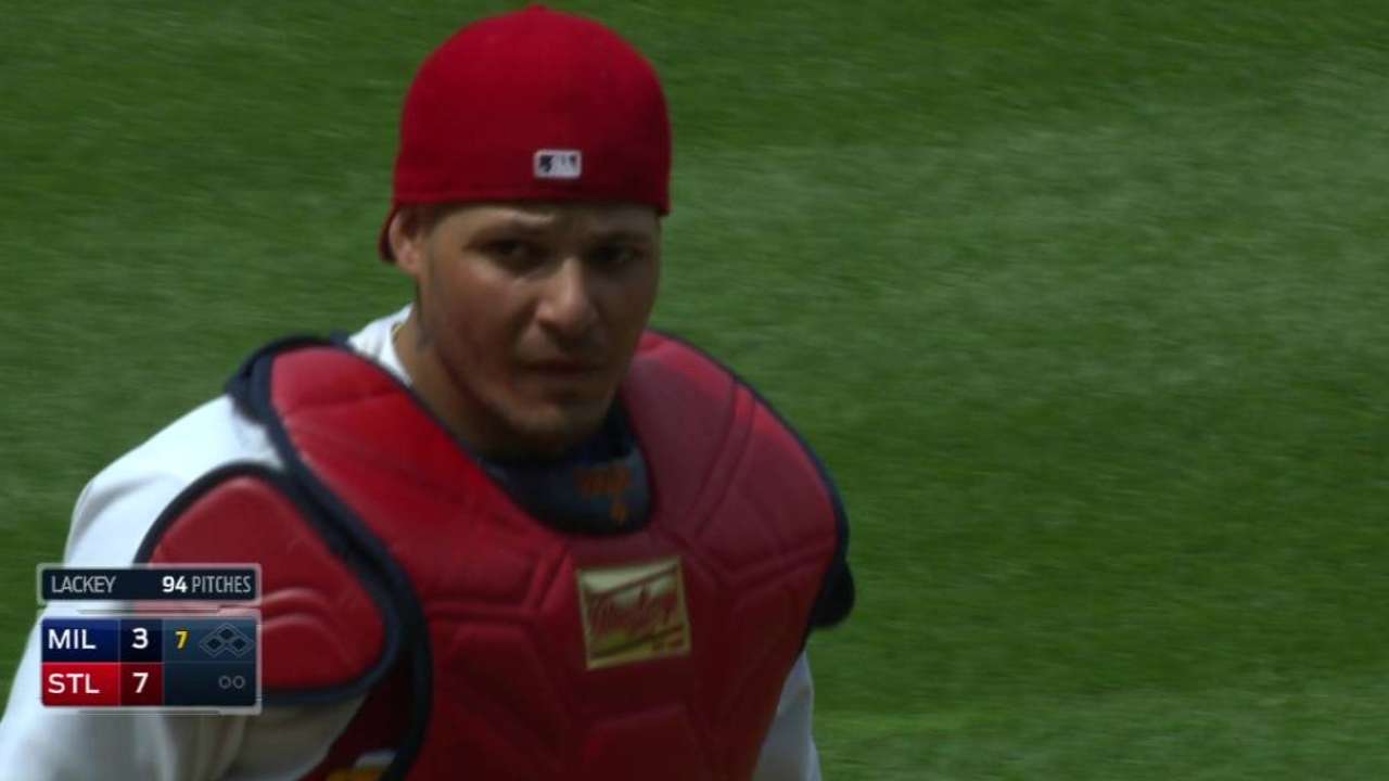 Yadi the gold standard of catching
