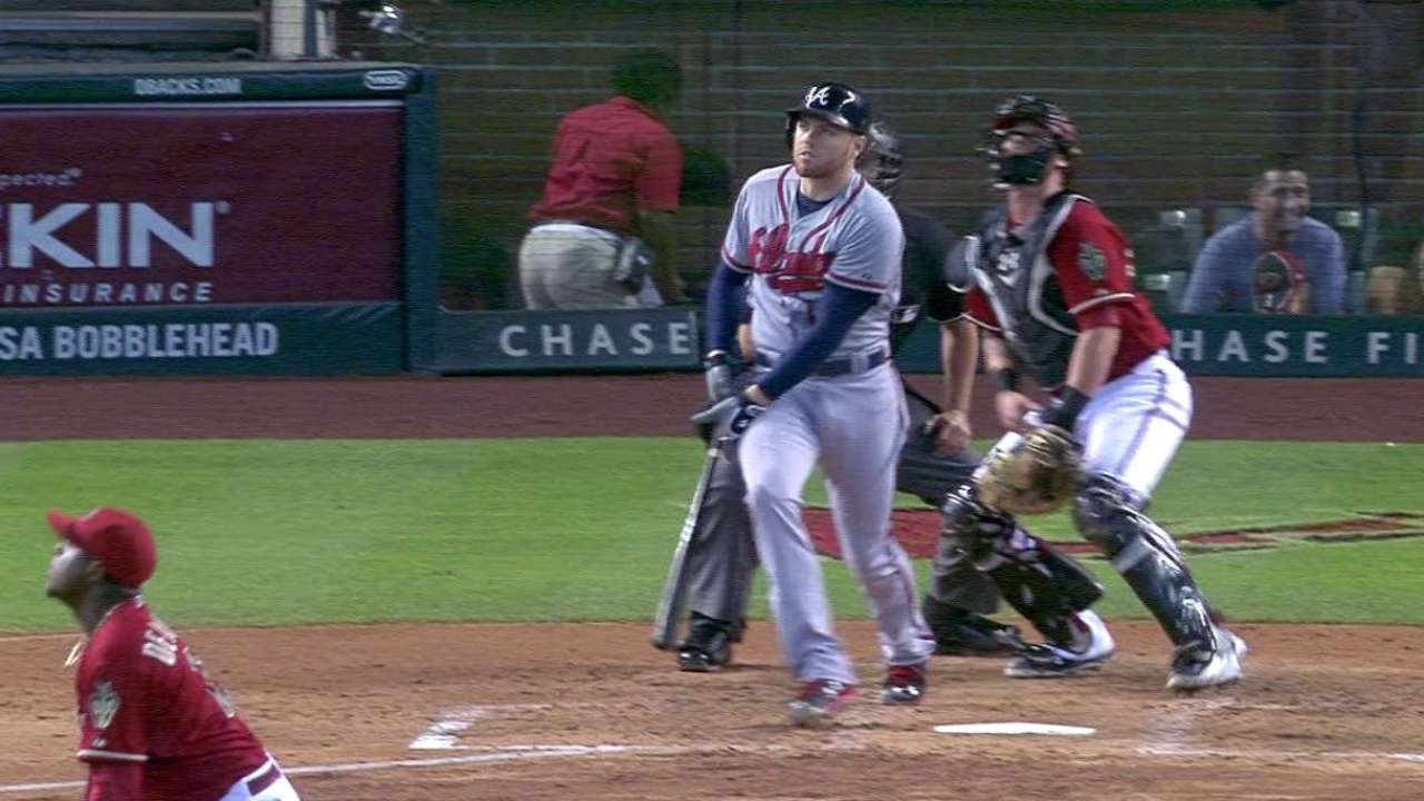 Bravos dejan escapar ventaja y caen ante D-backs