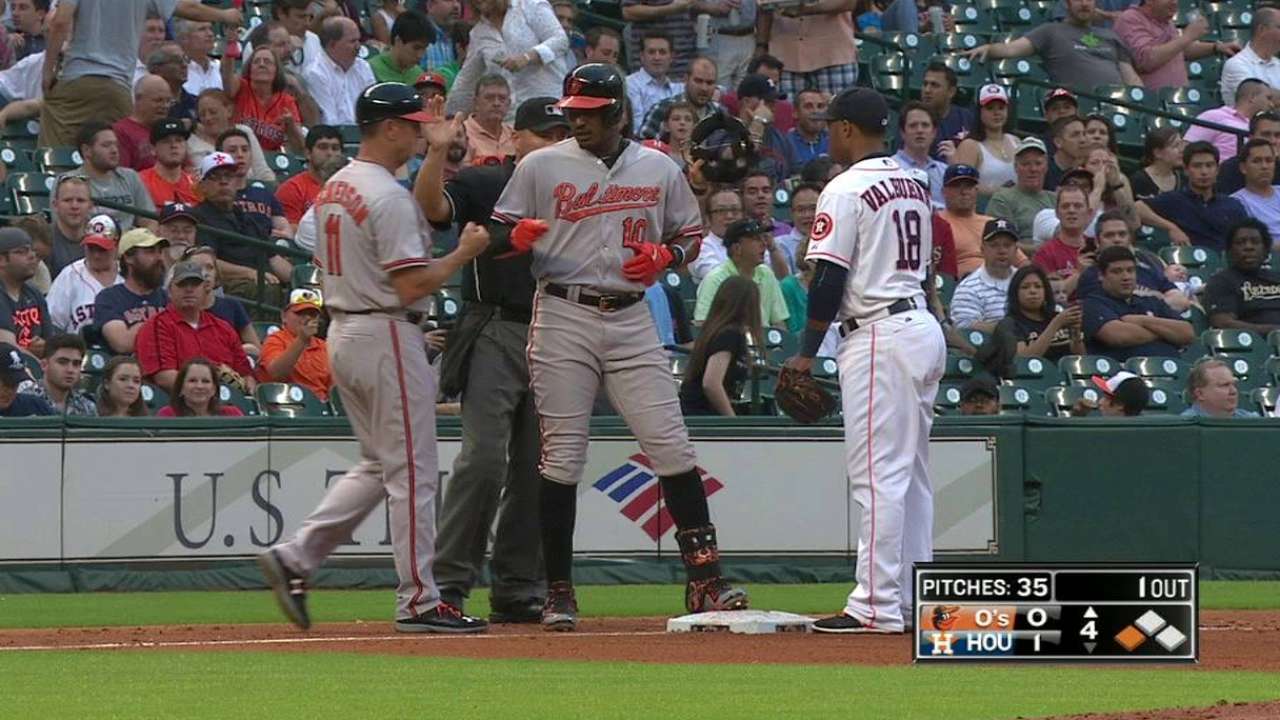 Jones' triple off the wall