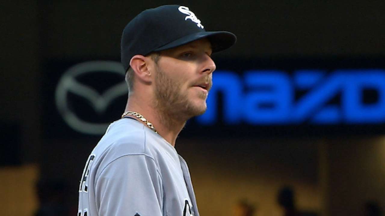 Sale fans 13 over seven innings