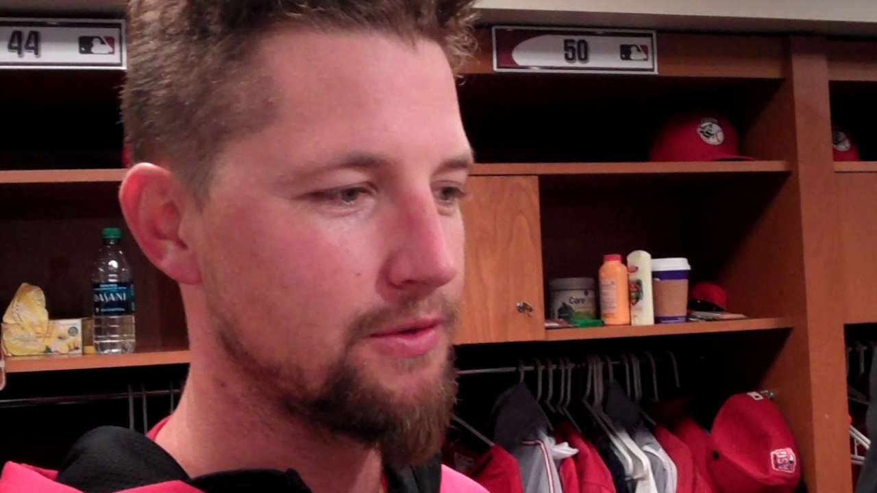 Leake talks missed no-hitter