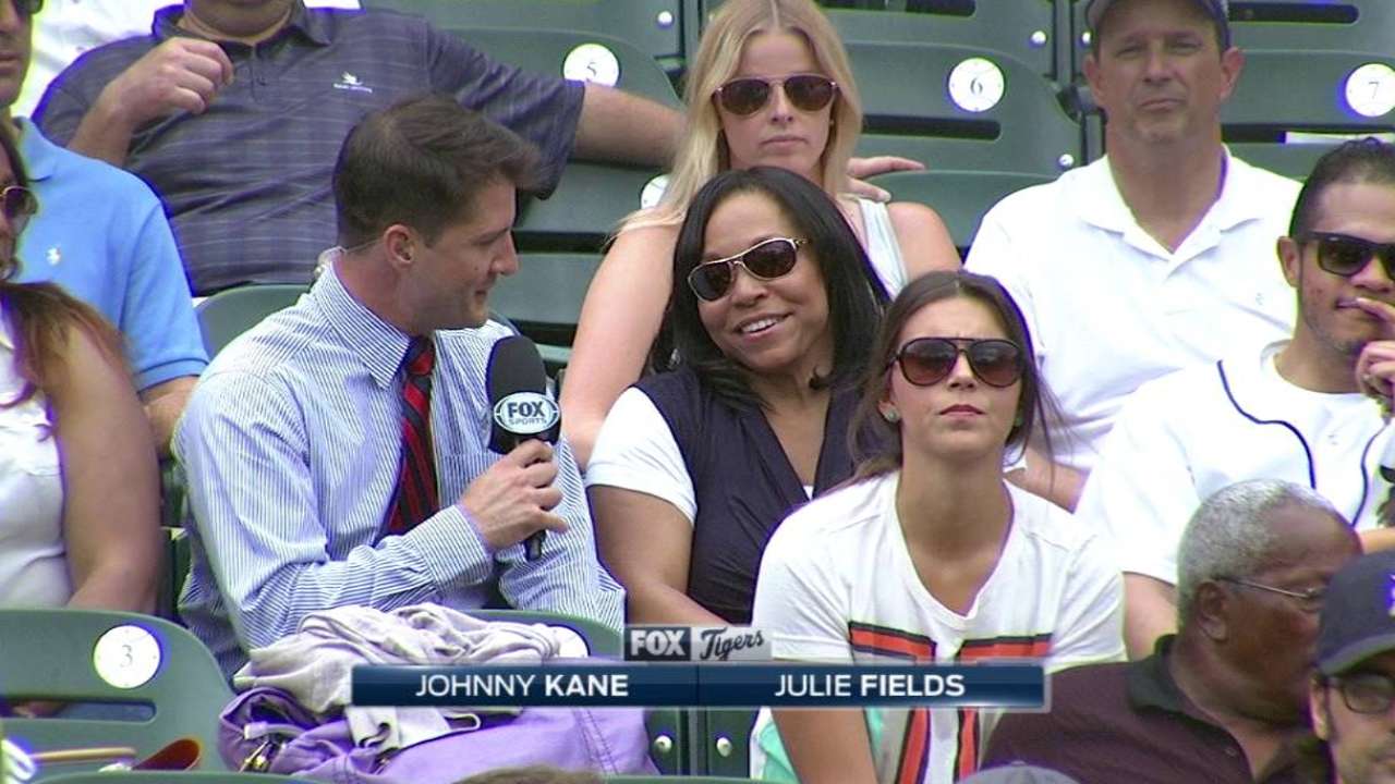 Fields' mother excited for son