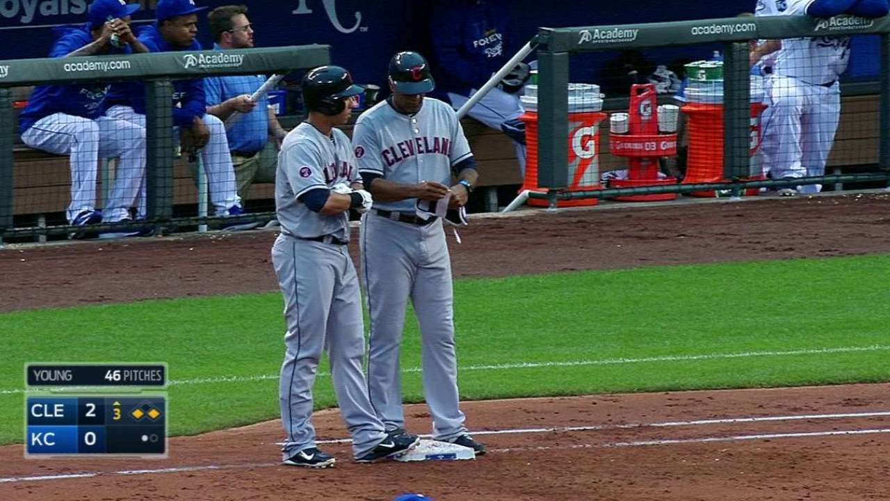 Brantley's RBI single