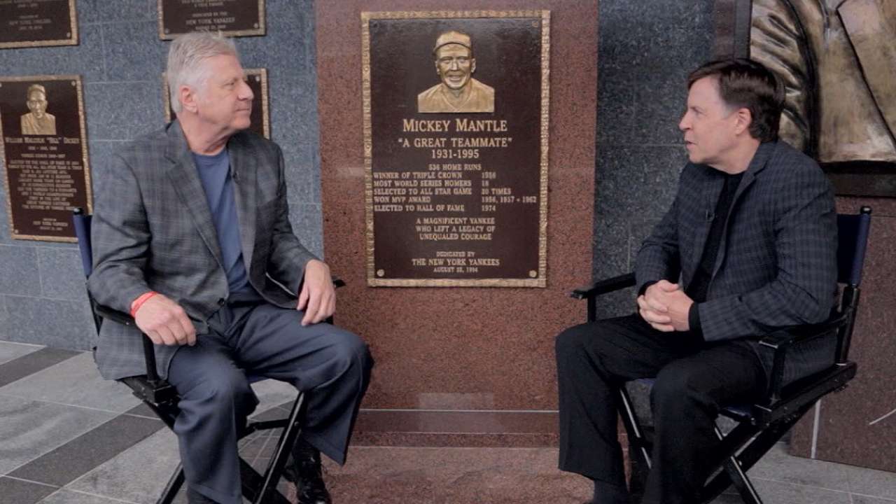 Mantle's son has high praise for Trout