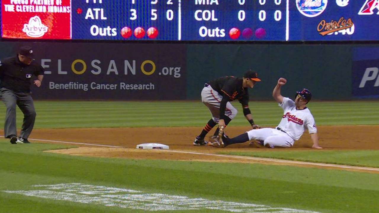 Hardy's heads up play