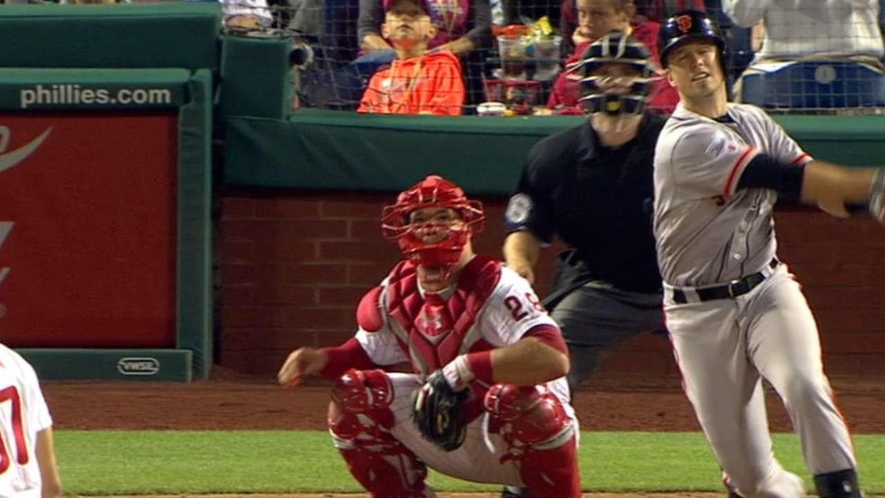 Posey's go-ahead solo home run