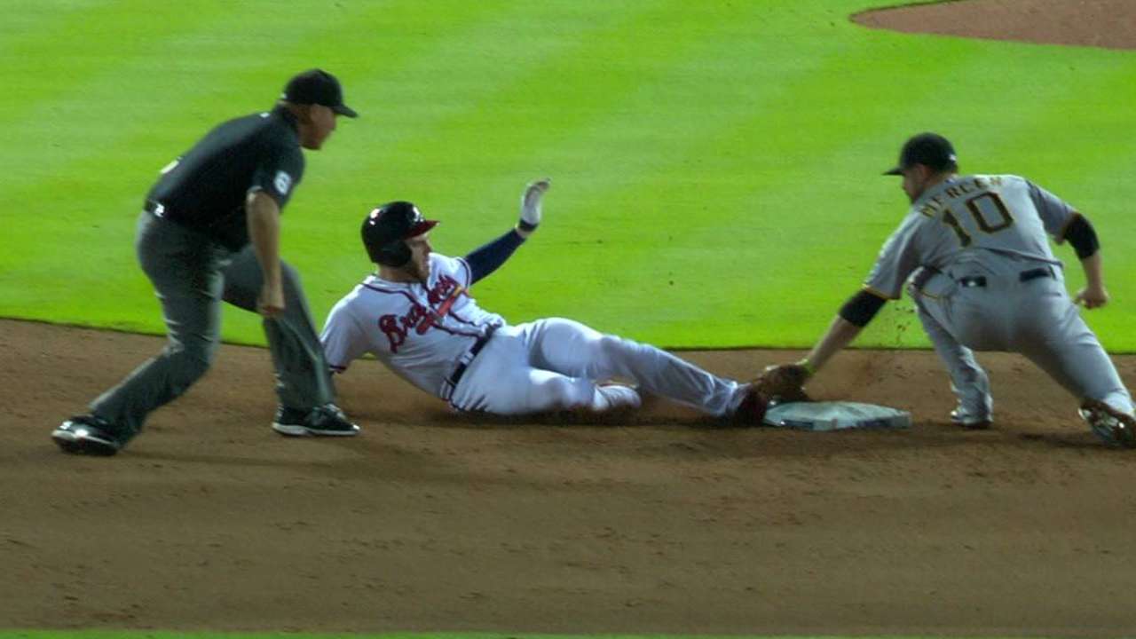 Freeman's double stands