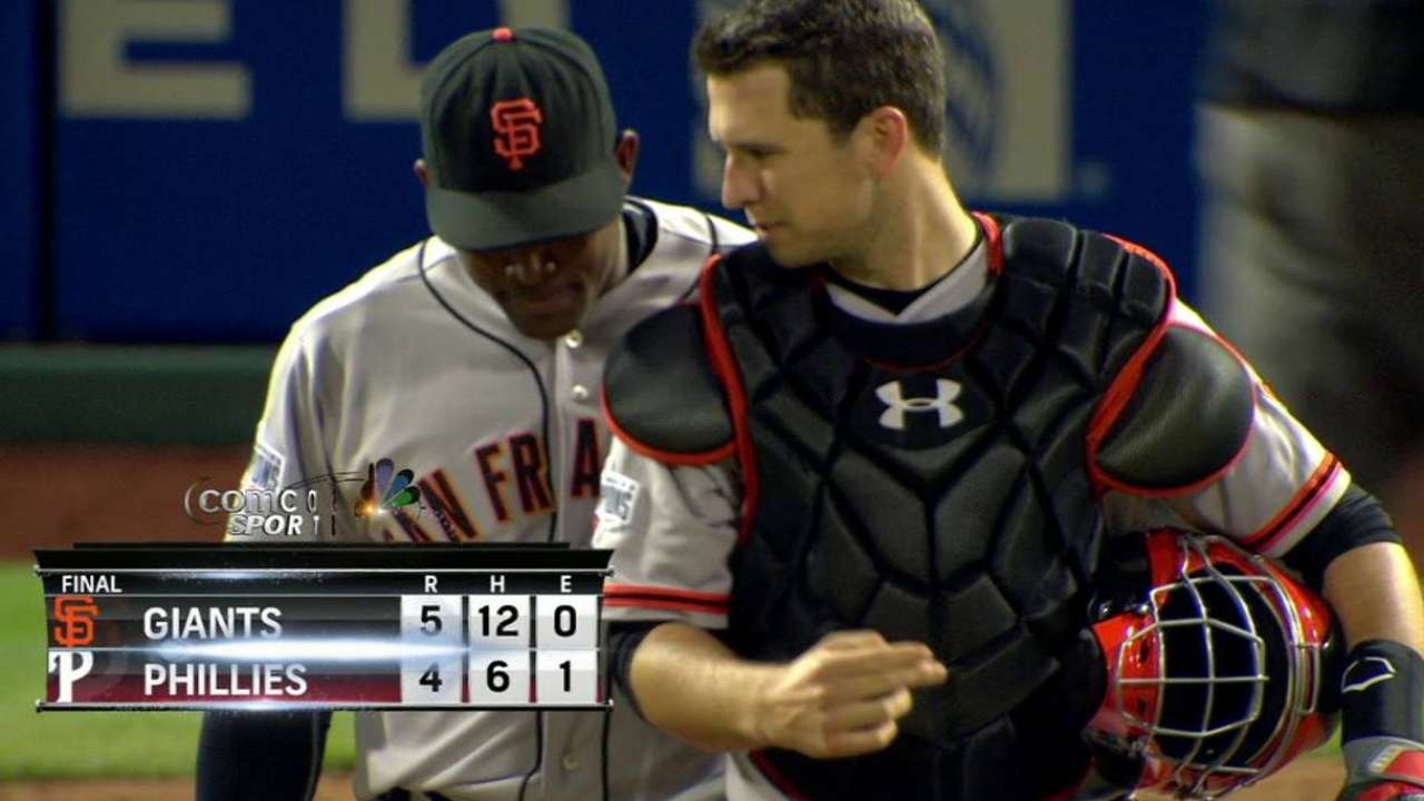 Giants' presidential visit helps motivate bullpen