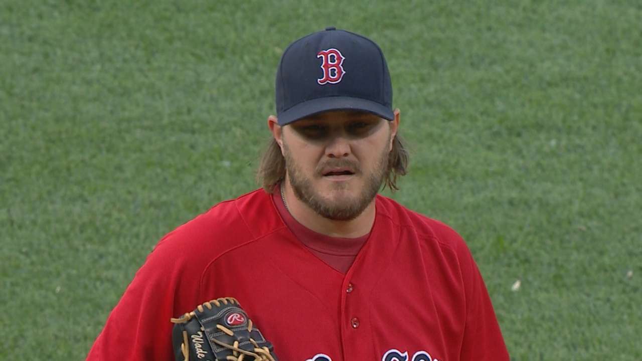 Miley's pace, command cure-all for Red Sox