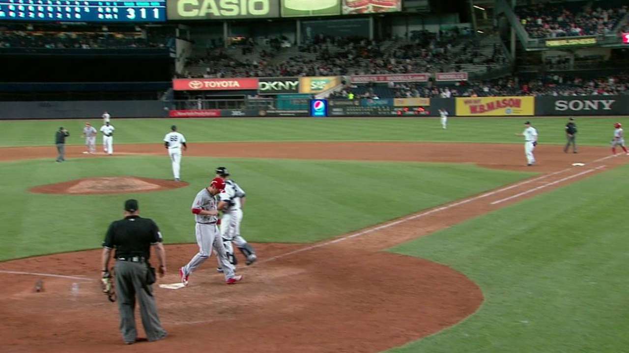 Giavotella's grounder adds a run