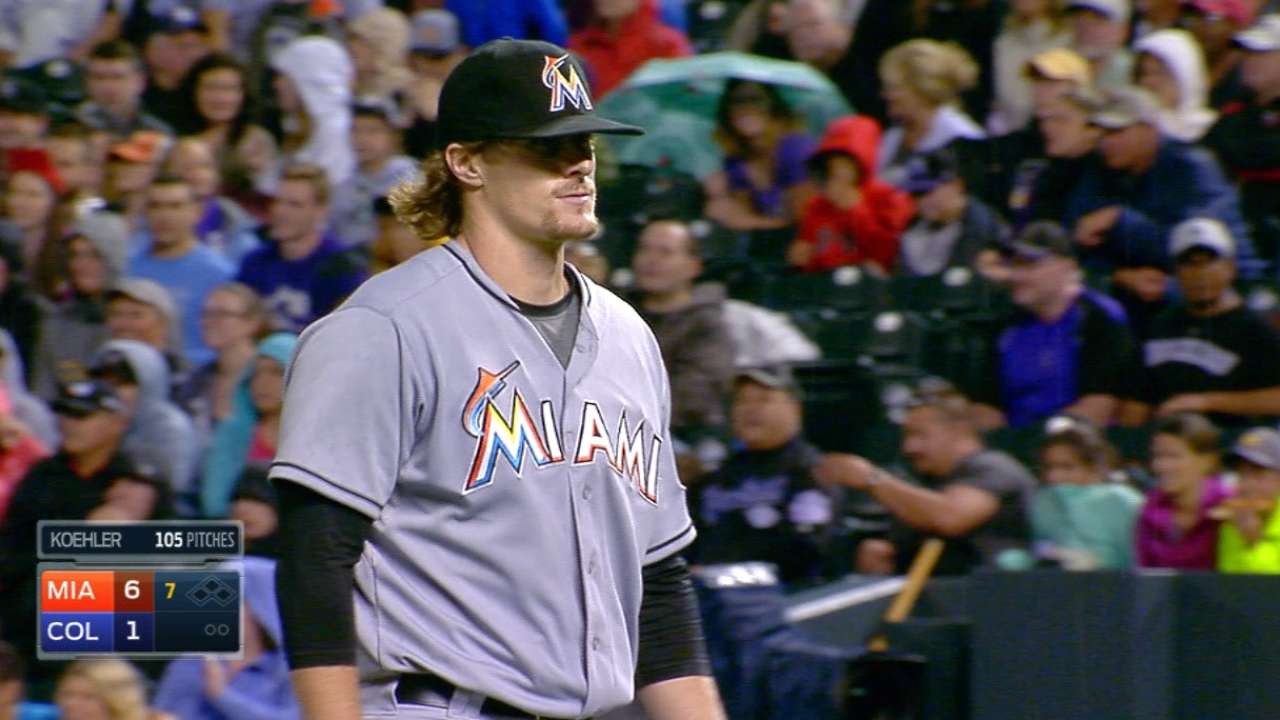 Koehler strikes out six