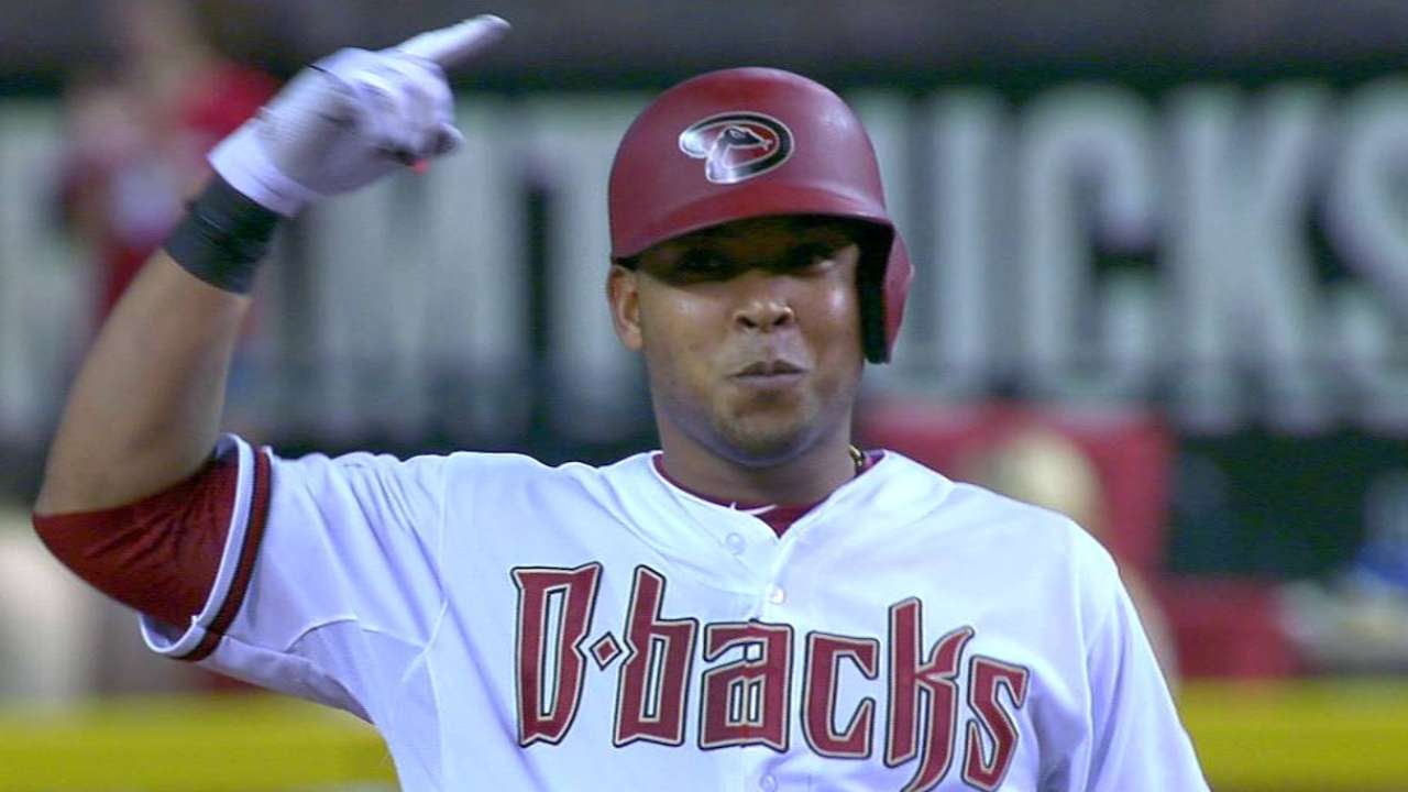 D-backs rally, pile on late to even series