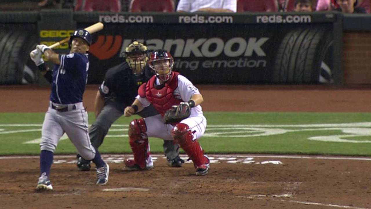 Amarista's RBI double