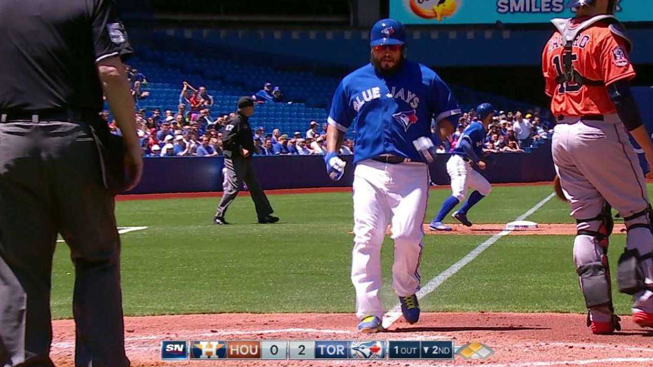 Reyes' run-scoring single