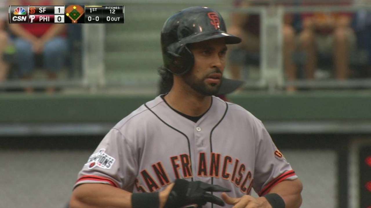 Pagan's RBI single