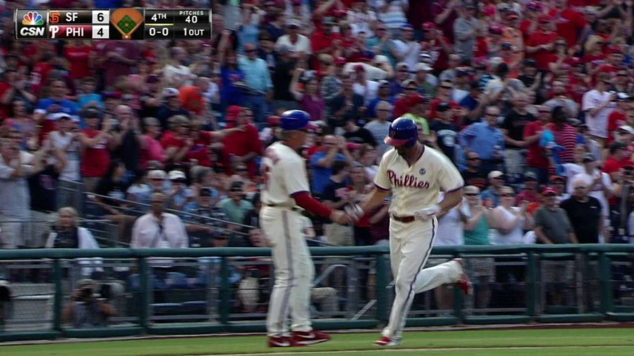 Francoeur continues to make impact for Phillies