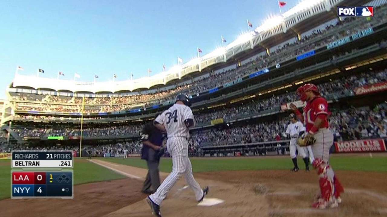 McCann impulsa a los Yankees a su 5ta victoria en fila
