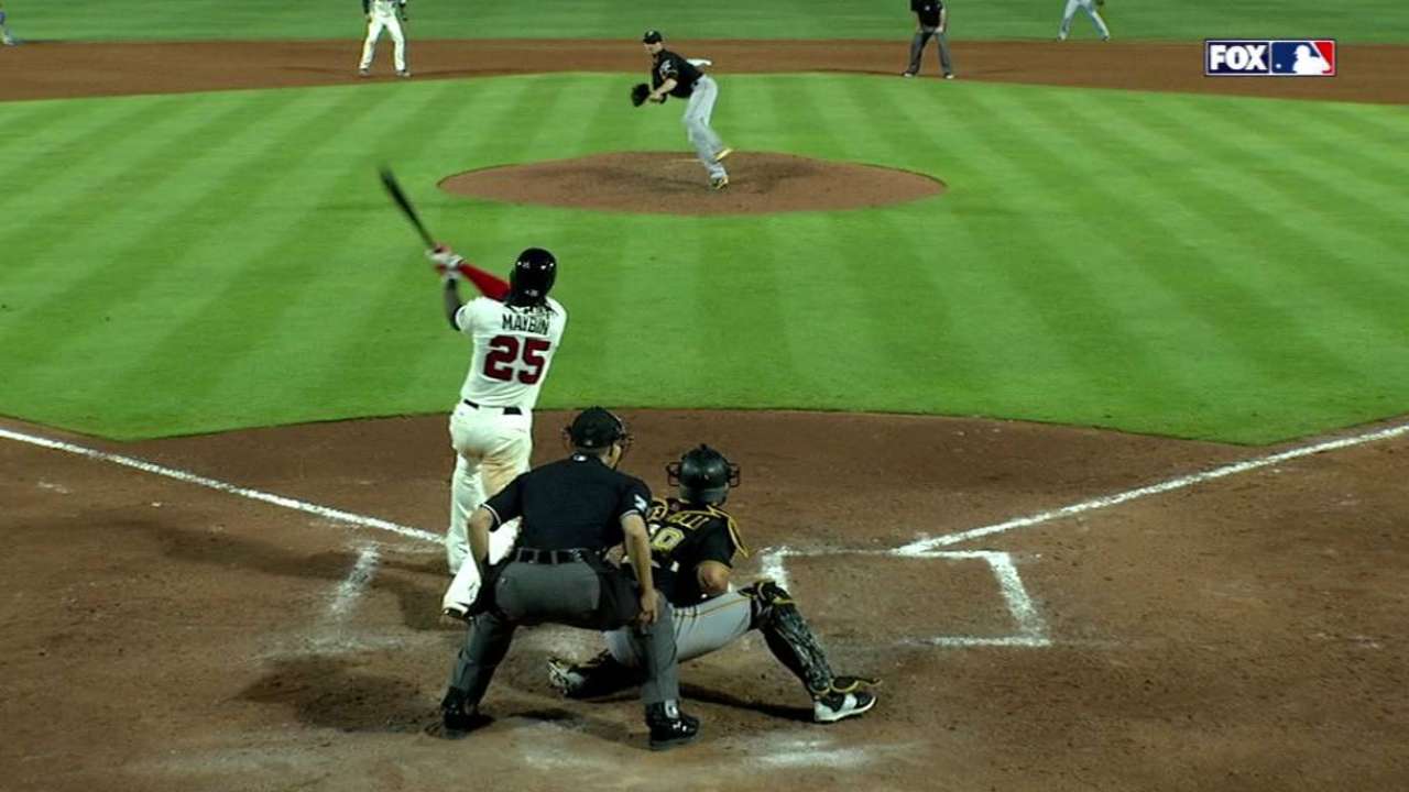 Maybin's RBI single