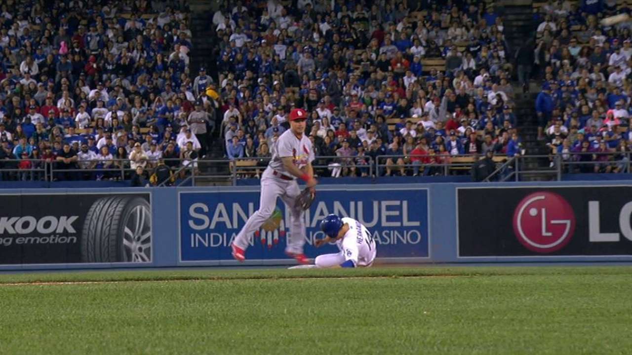 Garcia gets double play