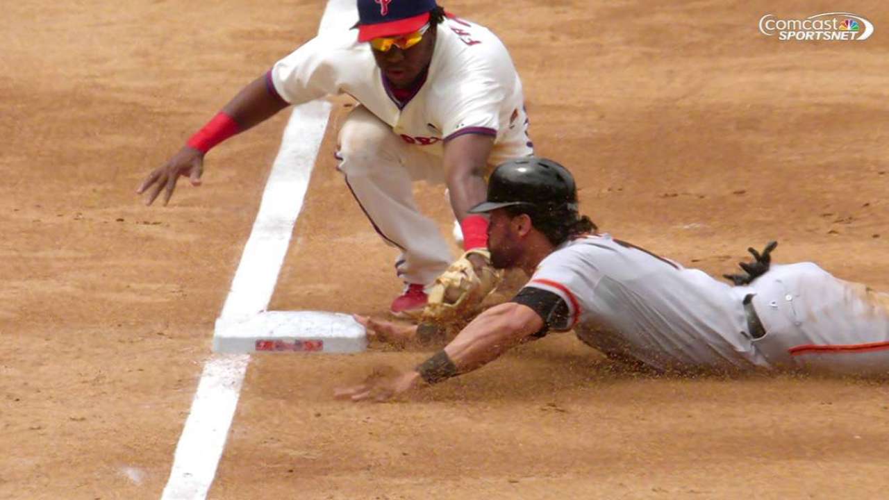 Pagan safe after overturned call