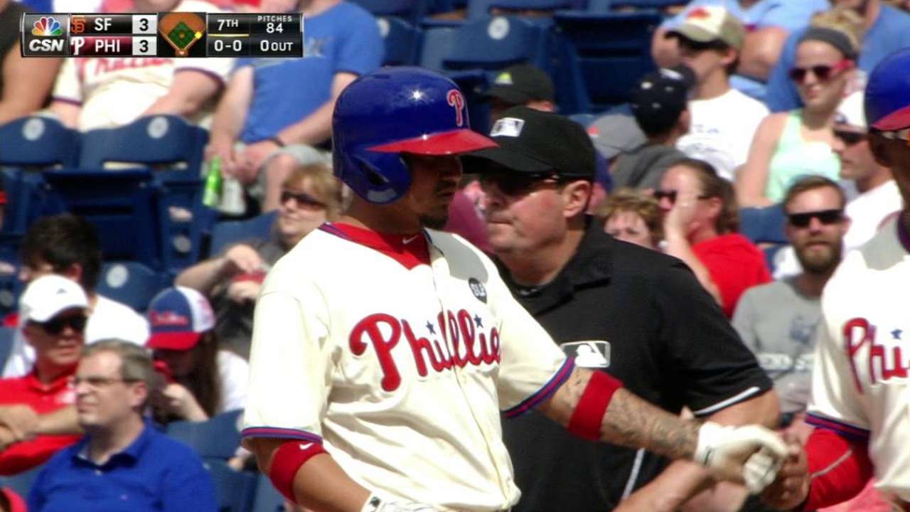 Galvis ends hitless streak