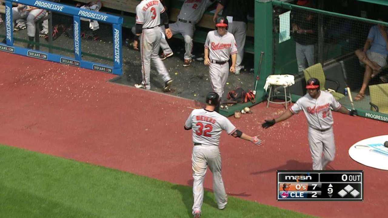 Wieters' first home run of 2015