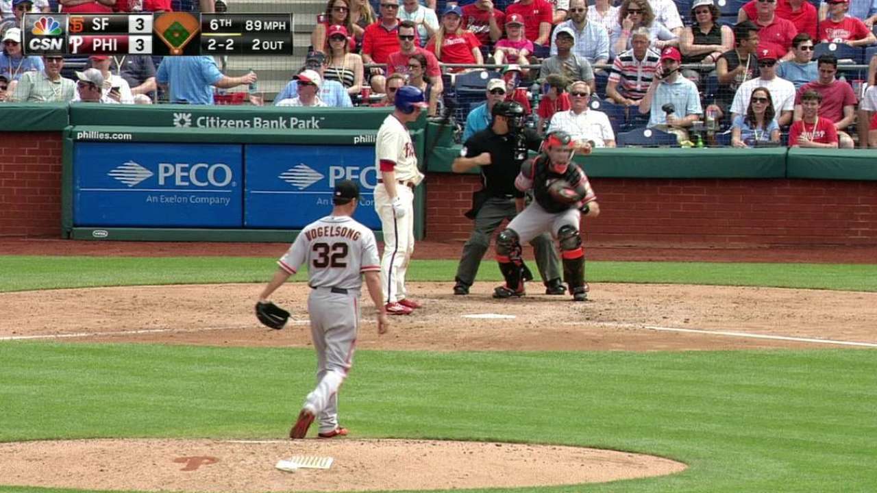 Vogelsong strikes out Asche