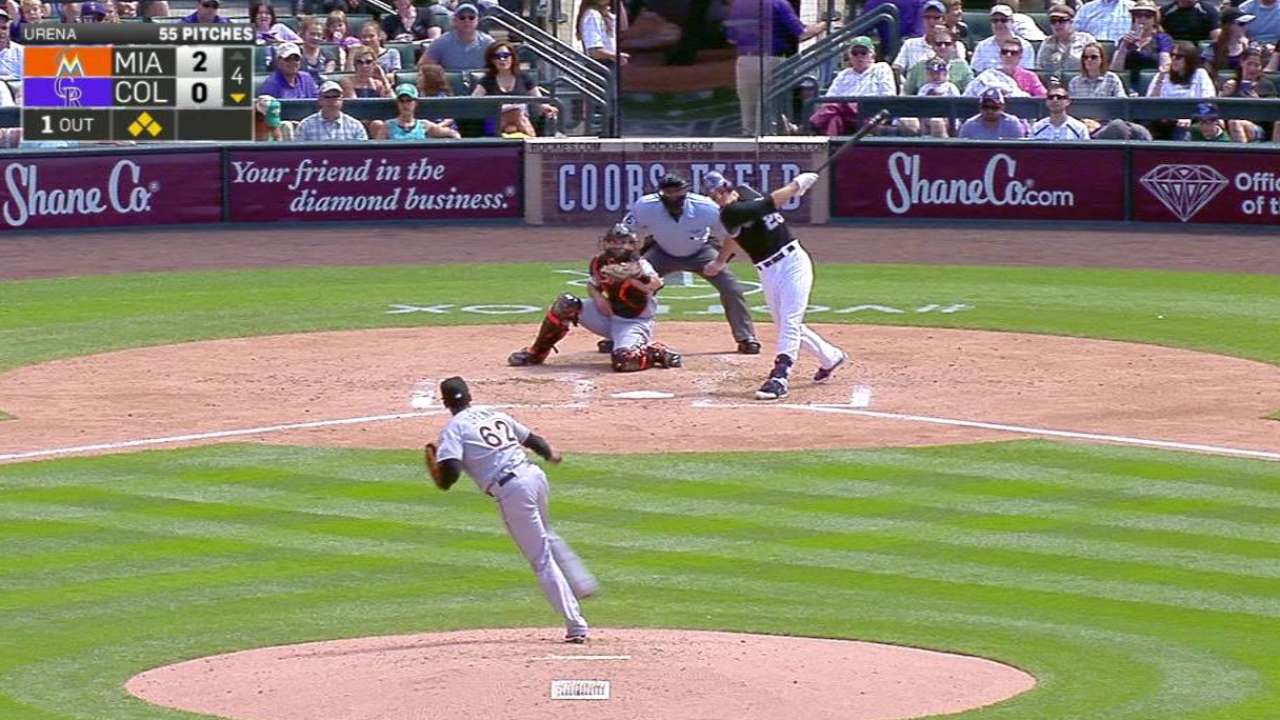 Arenado's sacrifice fly