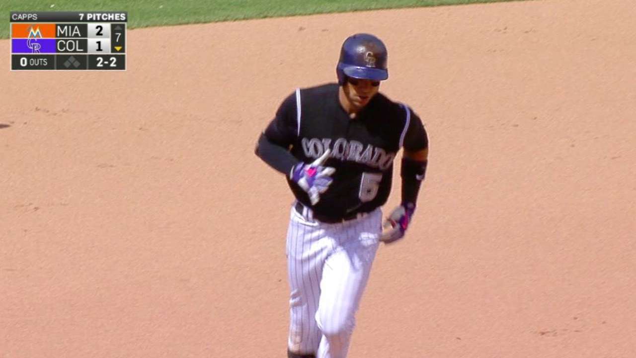 CarGo's solo homer