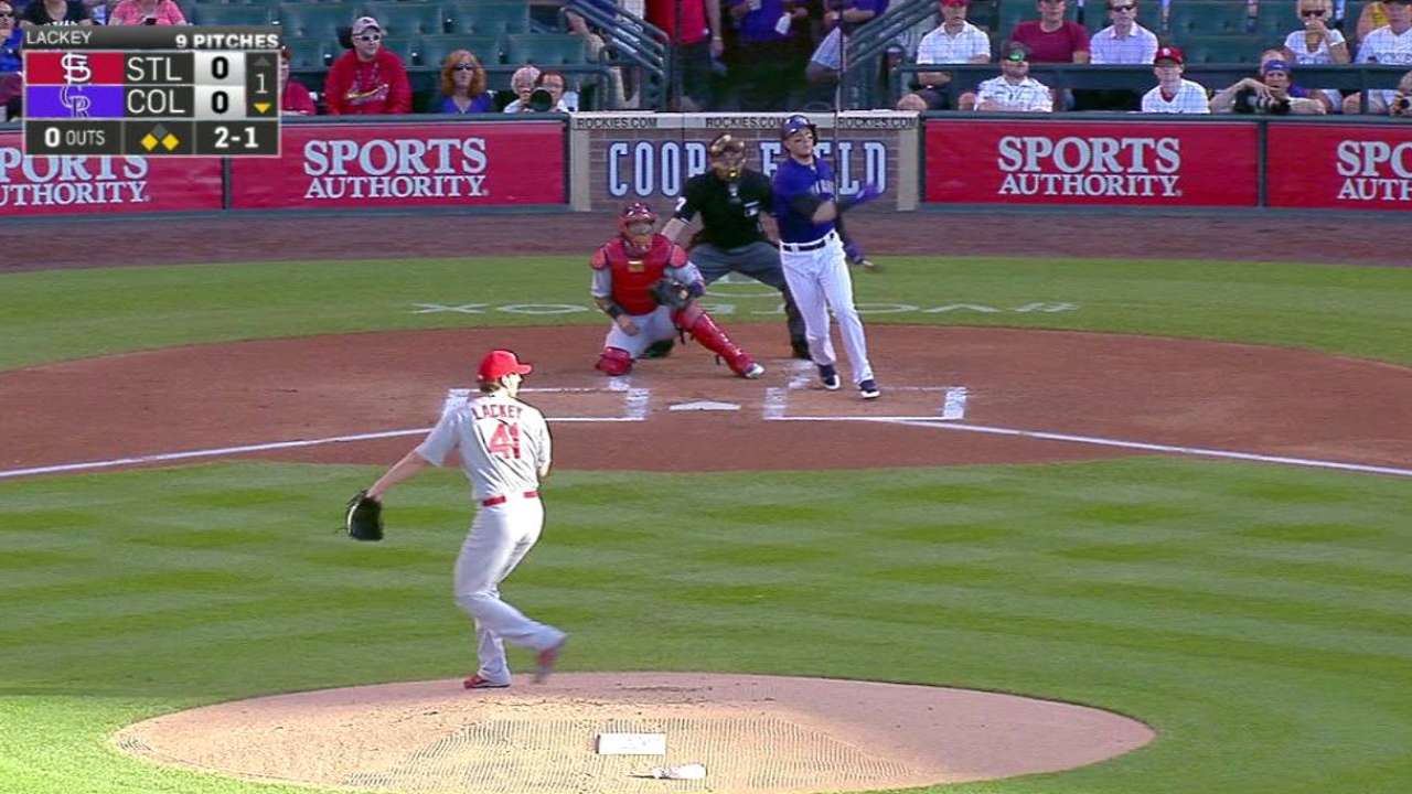 Poder de Tulowitzki impulsa a Colorado sobre S.L.