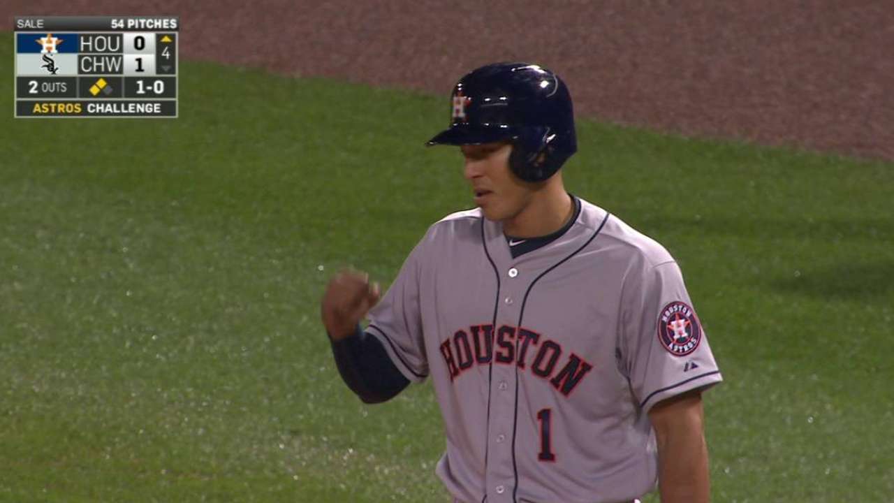 Correa's first ML hit, RBI