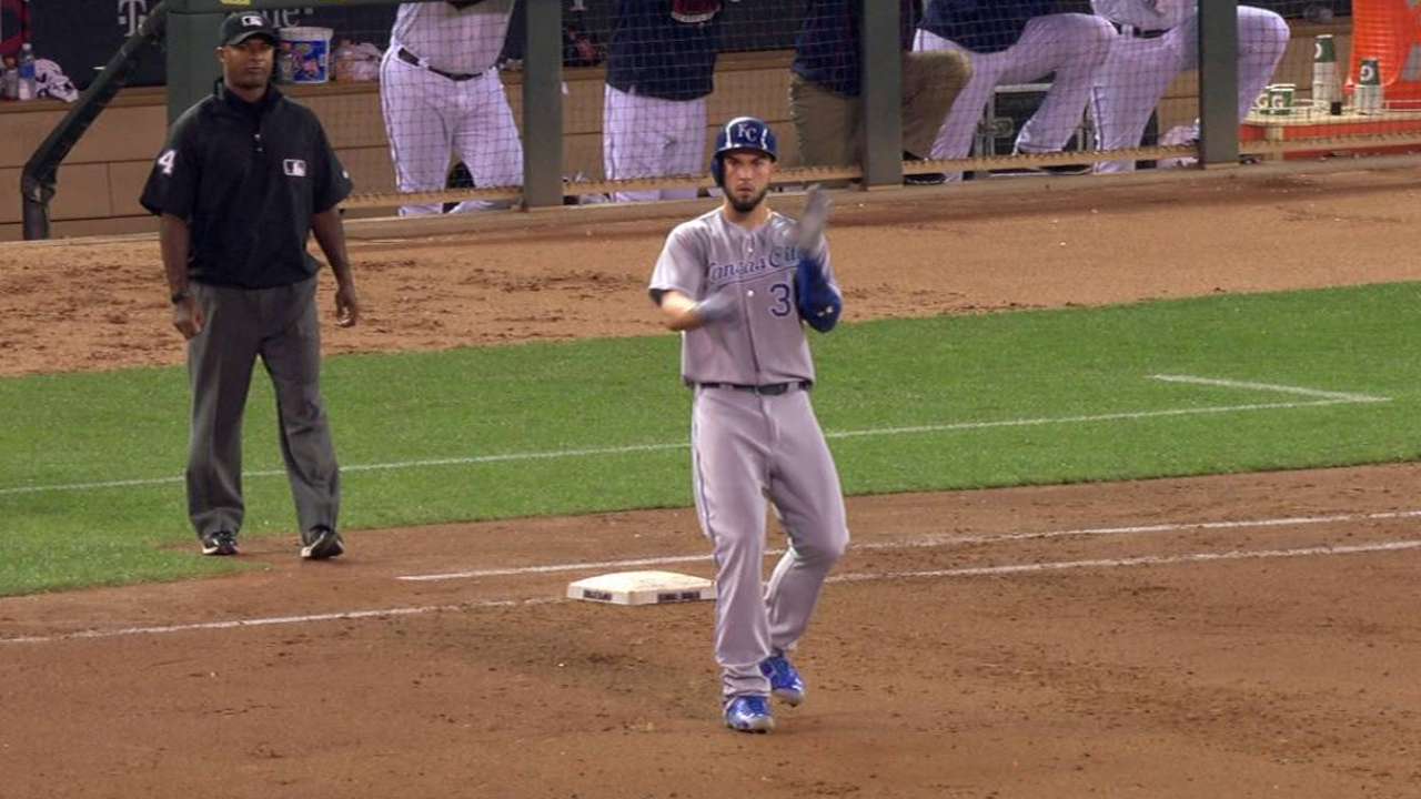 Hosmer's RBI single