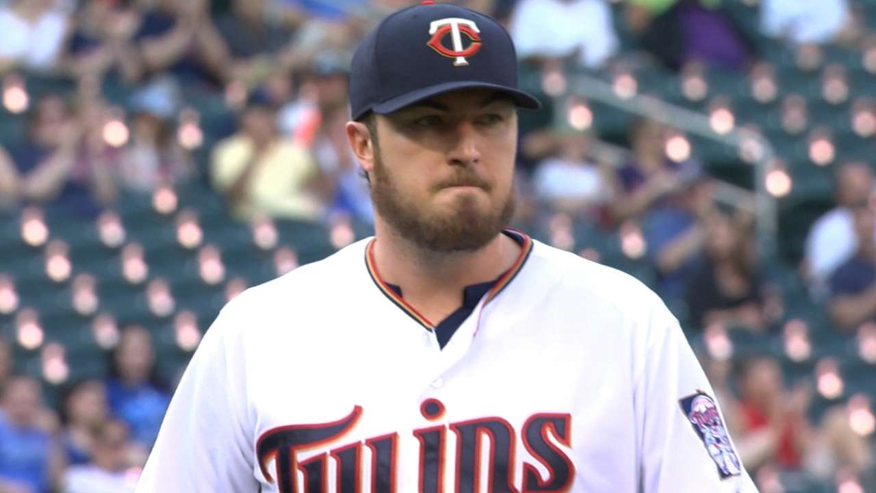 Hughes pitches into the 8th