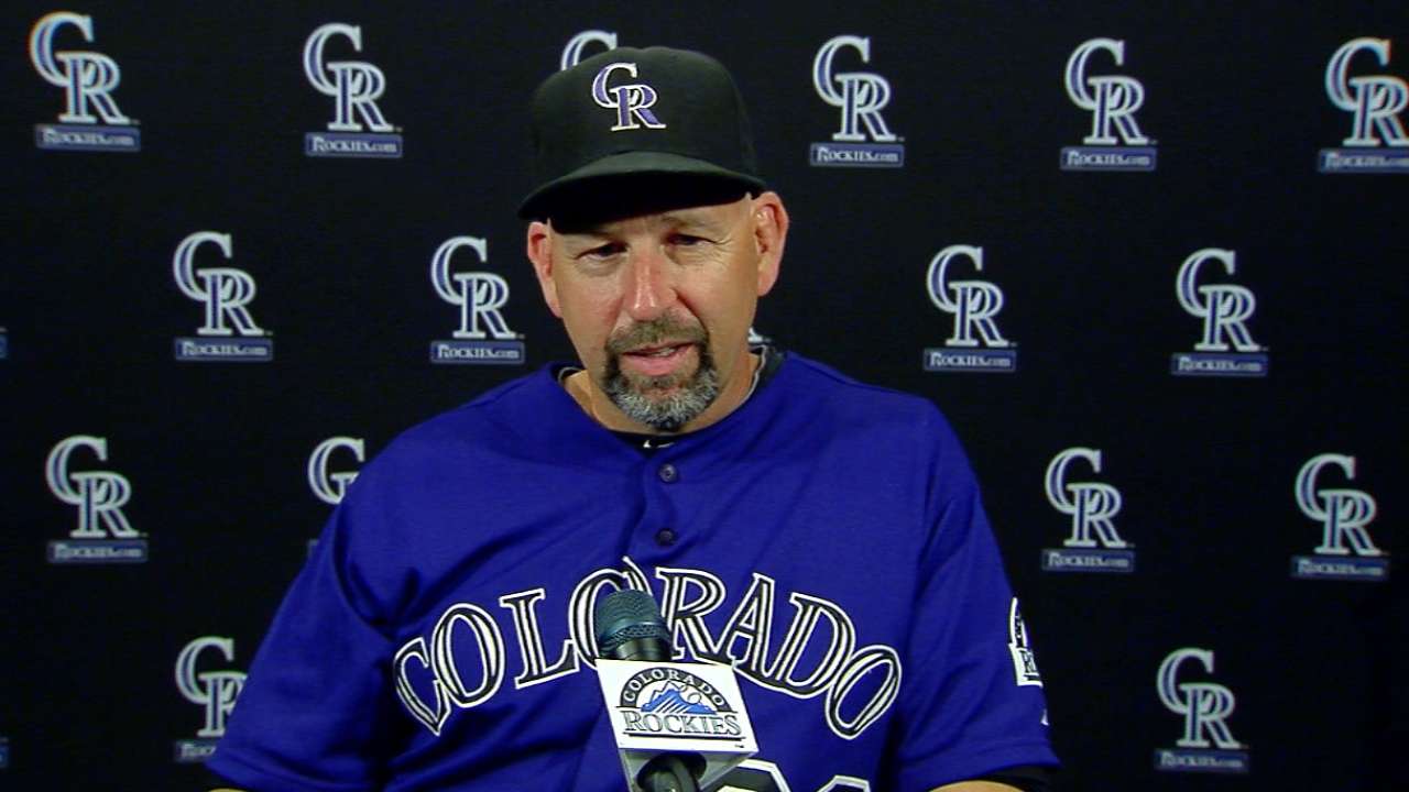 Weiss on Rockies' win and Hale