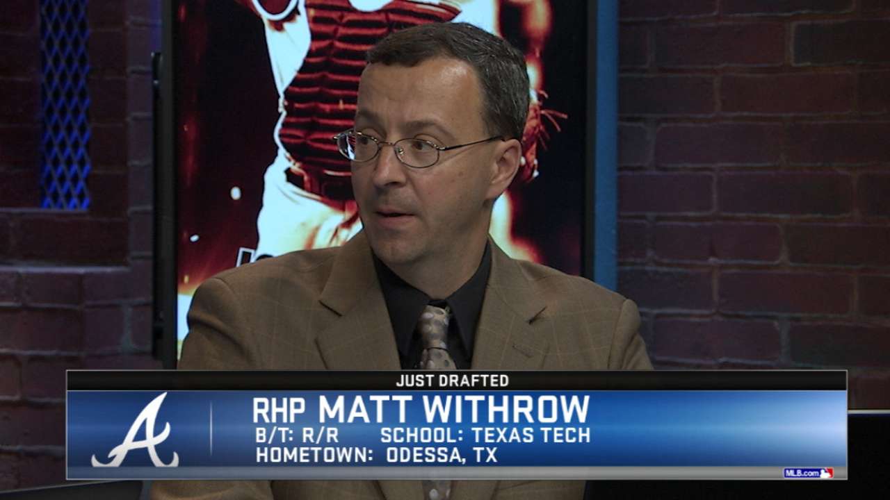 Braves draft Withrow's brother -- another hurler