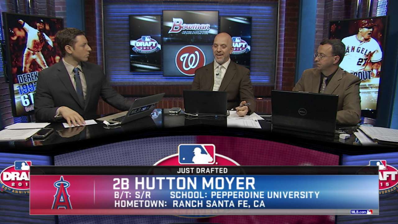 Angels draft 2B Moyer No. 225