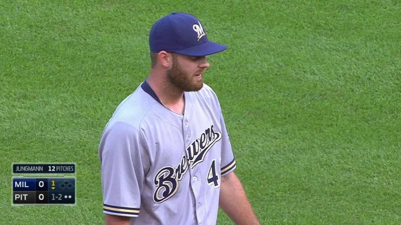 Jungmann's first MLB strikeout