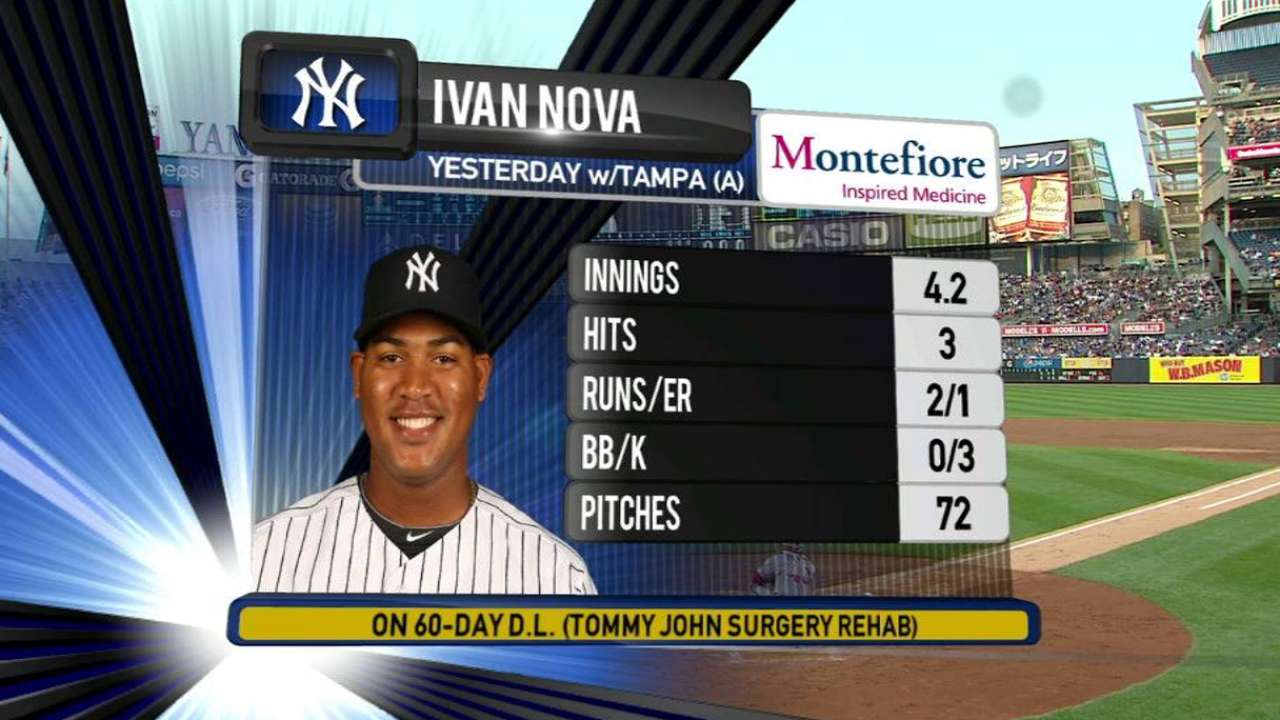 Trio of injured Yanks making steady progress