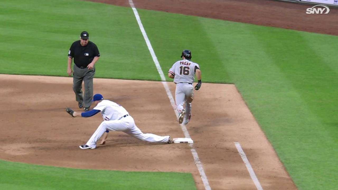 Campbell's diving stop