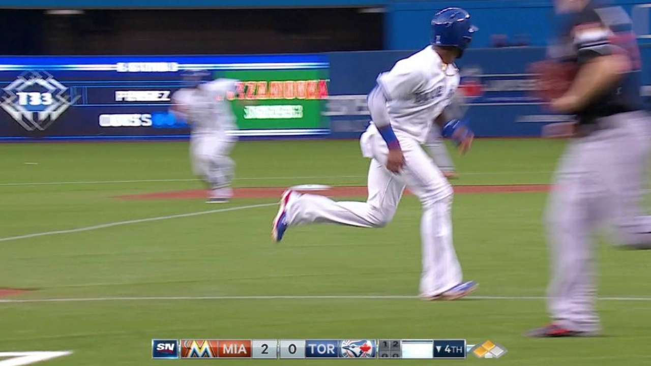 Bautista's sacrifice fly