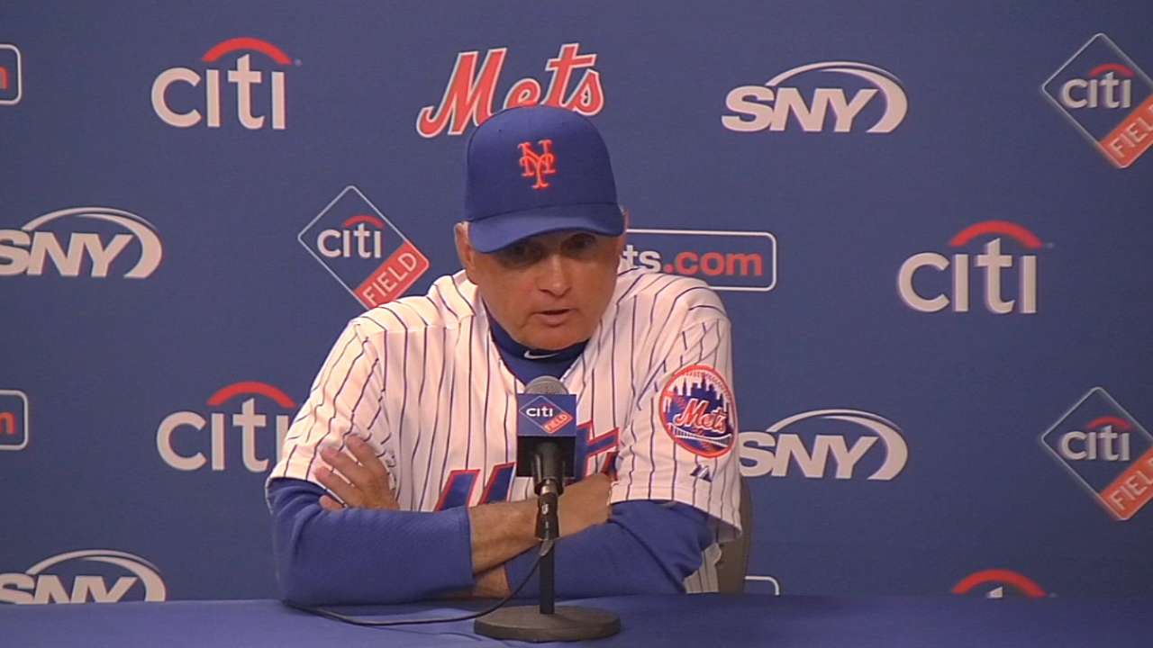 Collins on Mets getting no-hit