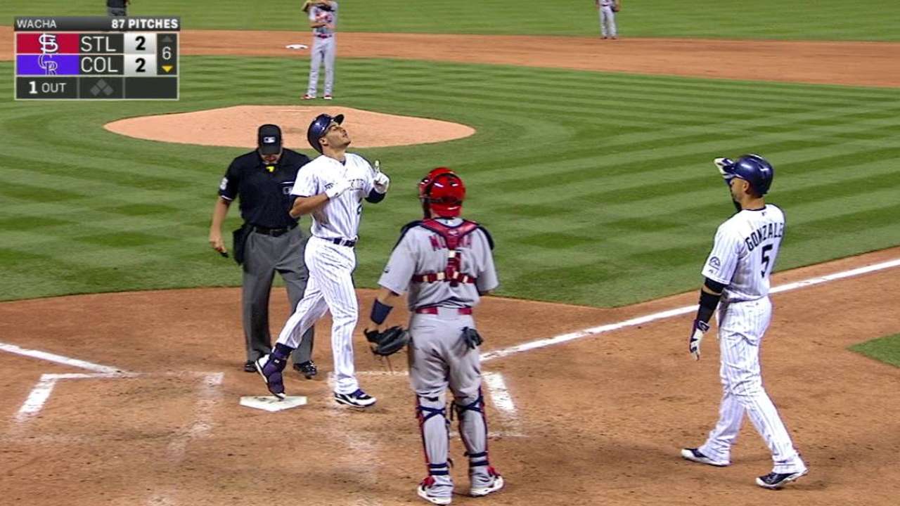 De La Rosa's gem lifts Rockies over Cards