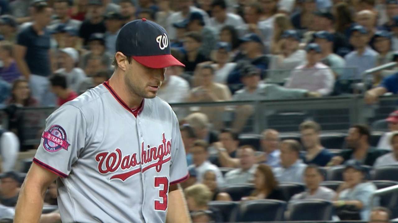 Scherzer's seven strikeouts