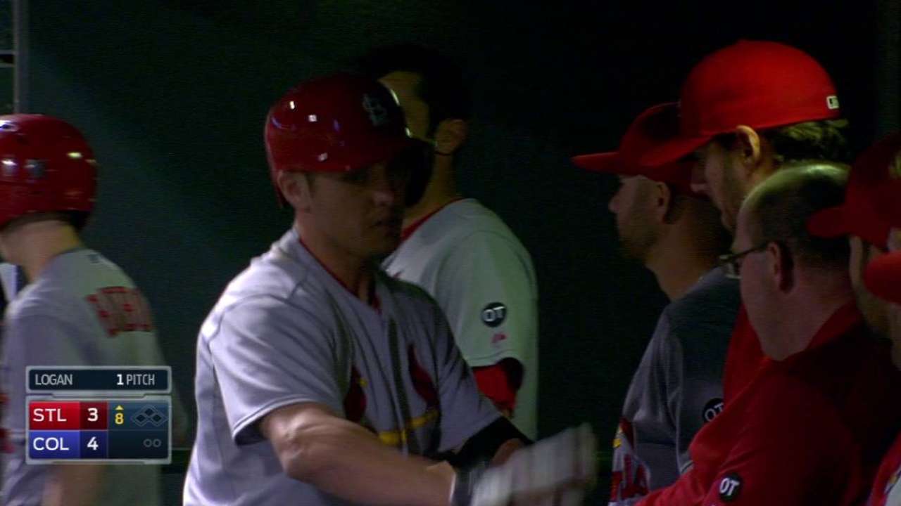 Bourjos' solo home run