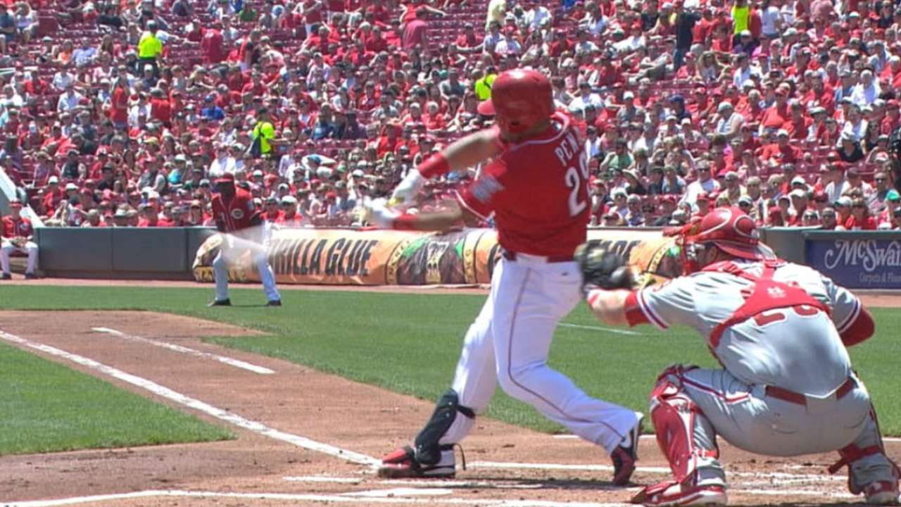Pena's four-hit game