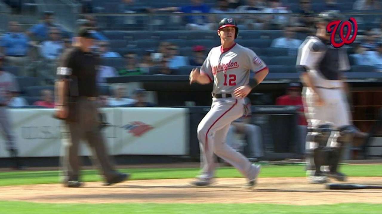 Span's infield hit lifts Nats over Yanks in 11th