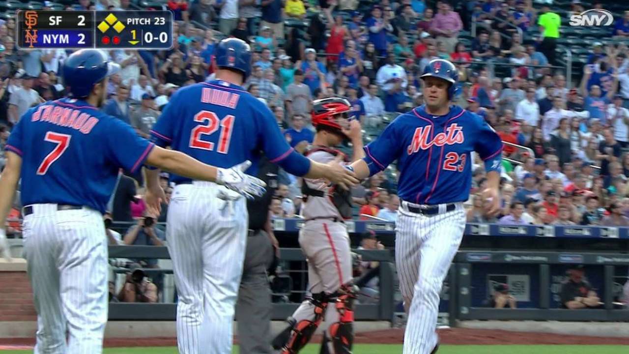 Flores' two-run single
