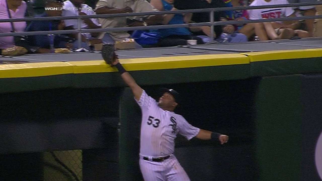 Cabrera robs Tucker of a hit