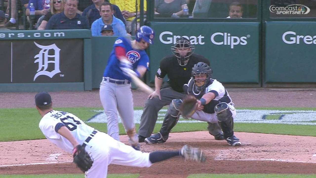 Cubs pounce for season-high 12 runs, rout Tigers